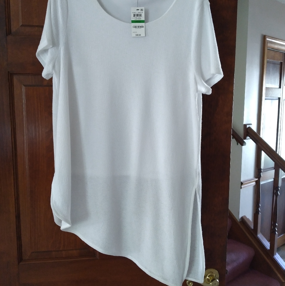 White tunic top